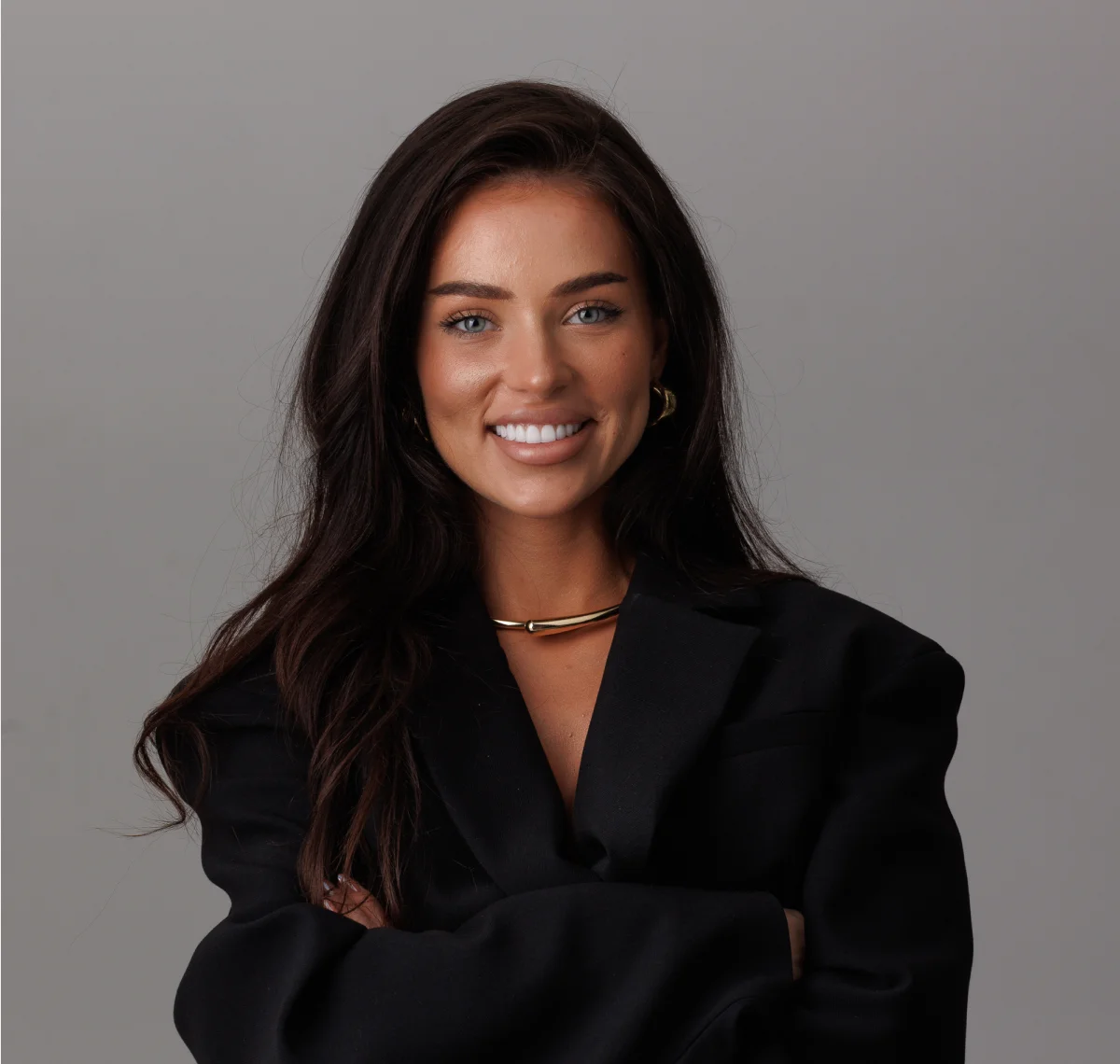 Portrait in a black jacket